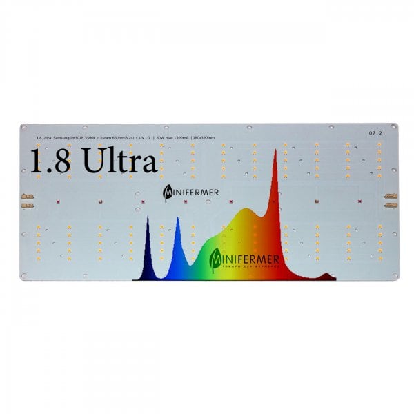 1.8 Ultra Quantum board Samsung lm301b 3500K + Osram Oslon 3.24 660nm + UV LG380