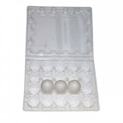 Упаковка на 20 штук  перепелиных яиц